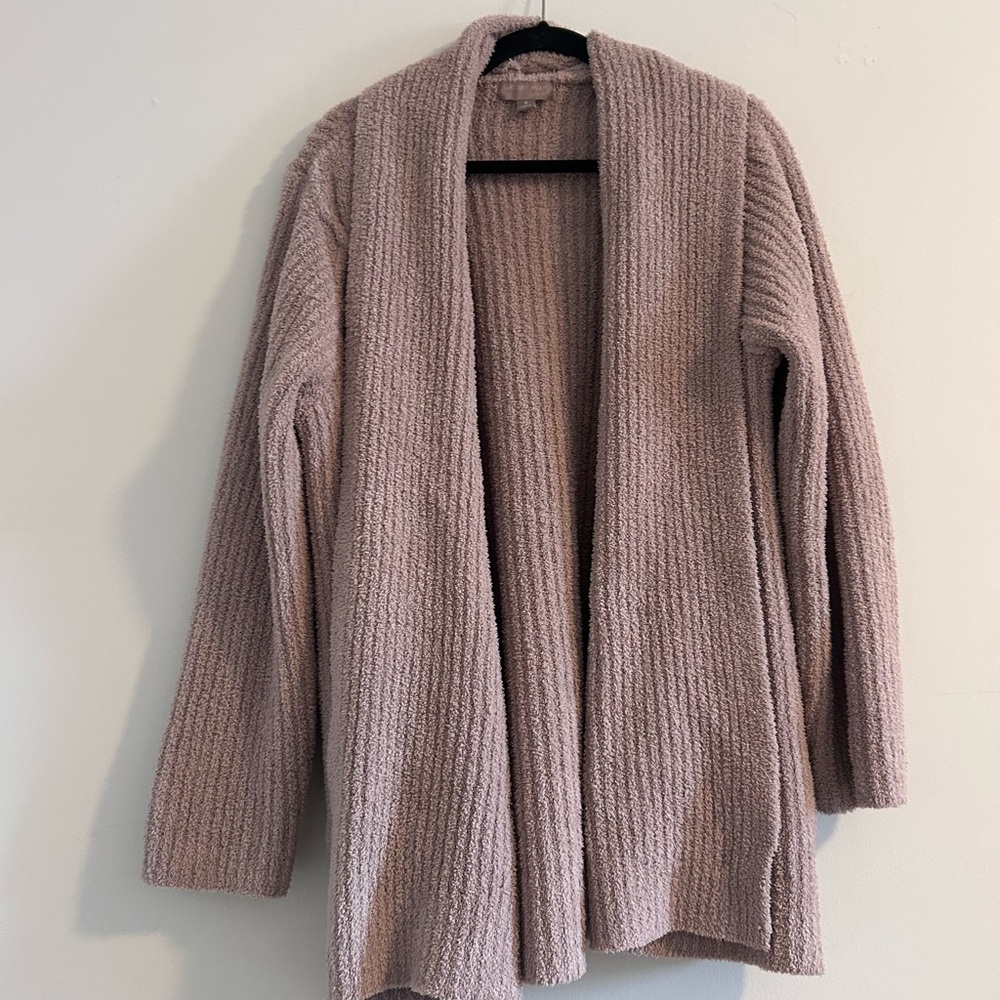 Barefoot Dreams Women's Cardigan - Soft Pink Grey Purple